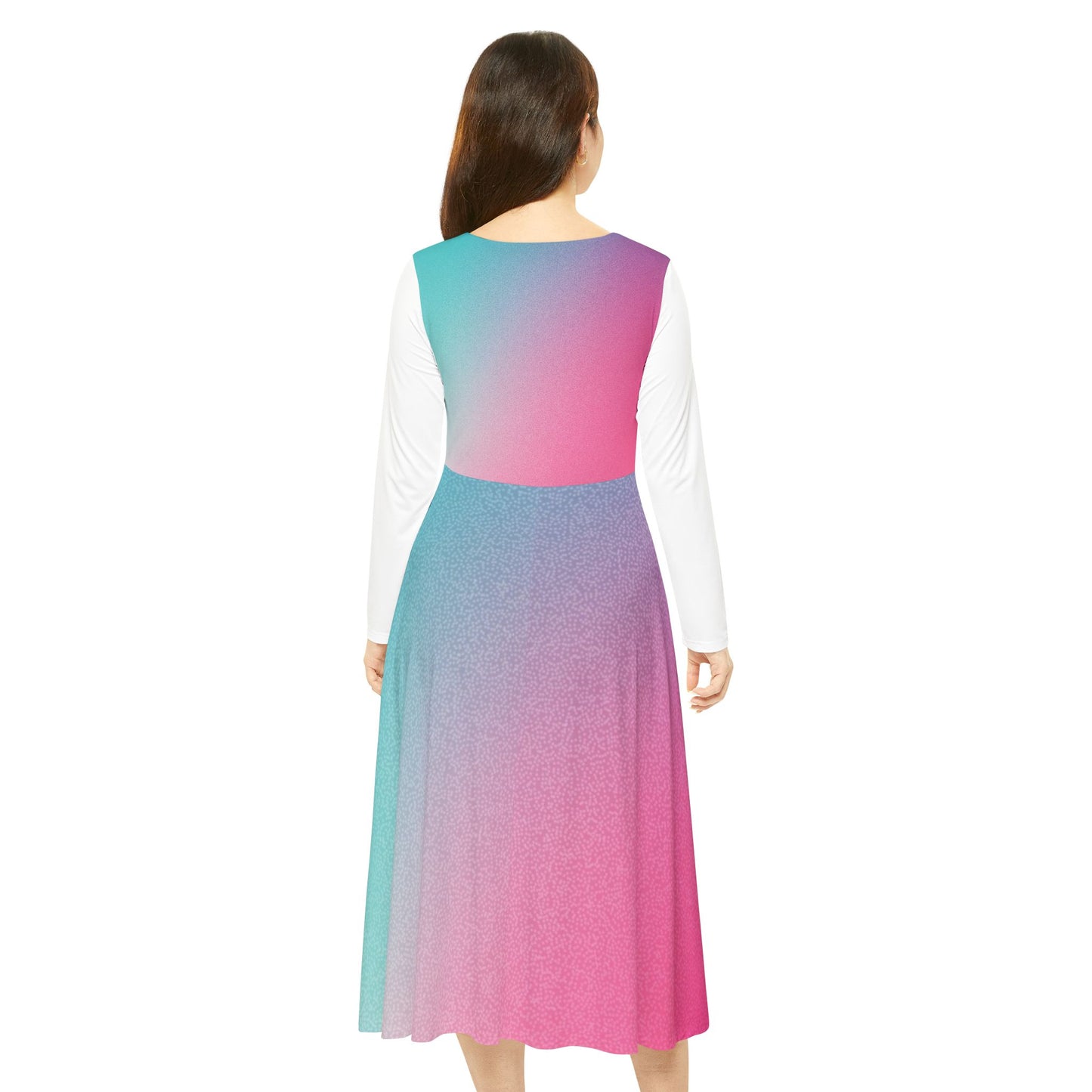 Women's Long Sleeve Dance Dress (AOP)