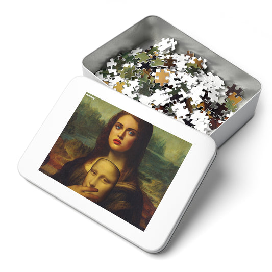 Jigsaw Puzzle with Tin