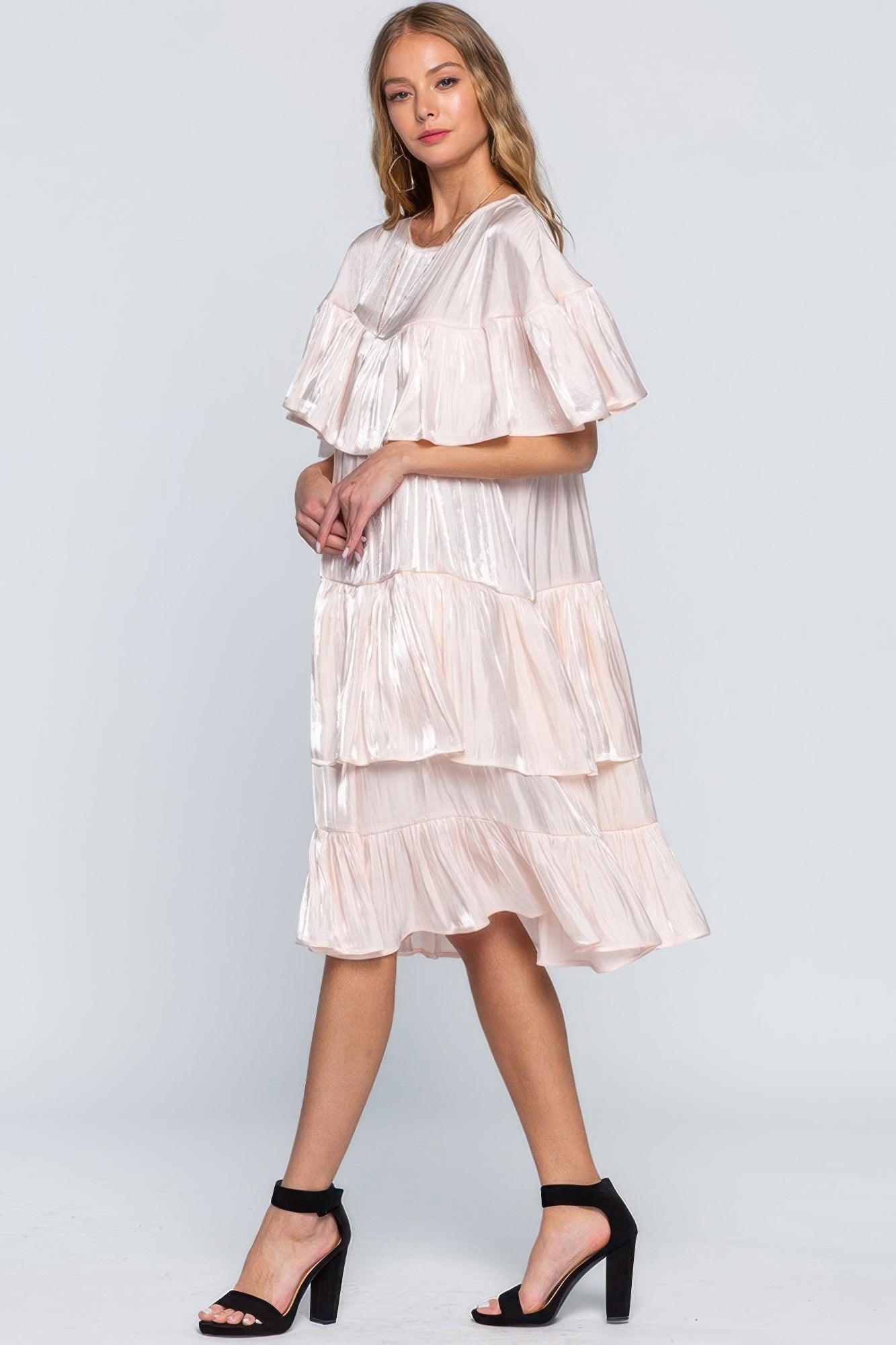 Ruffle Midi Dress