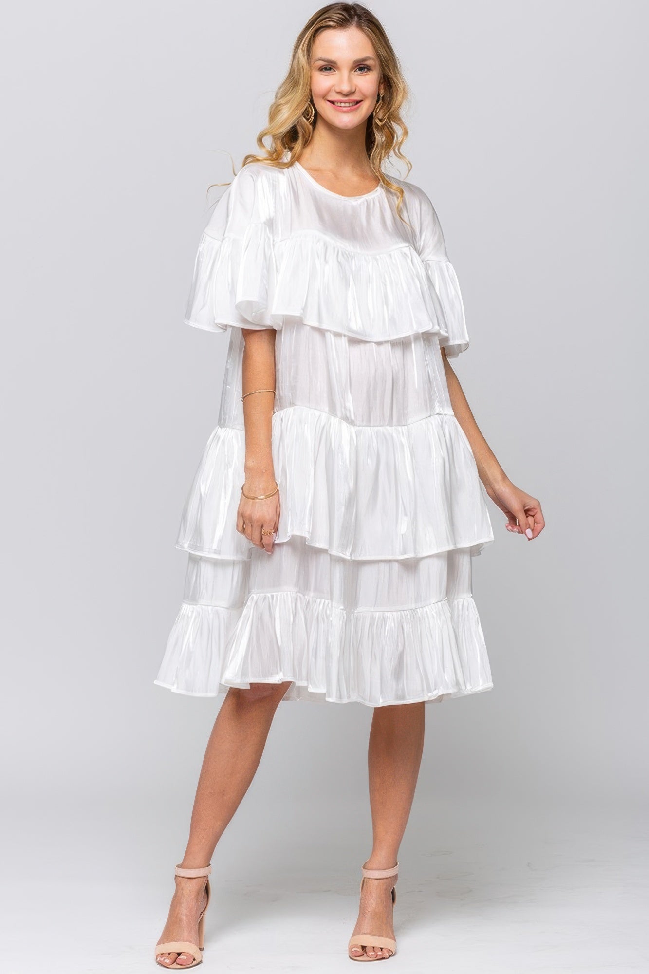 Ruffle Midi Dress